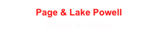 Page & Lake Powell
Cartes & Photos